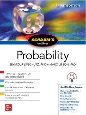 book Schaum's Outline of Probability, Third Edition