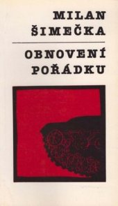 book Obnovení pořádku