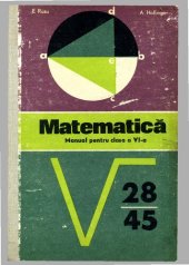 book Matematică  Manual pentru clasa a VI-a