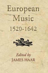 book European Music, 1520-1640