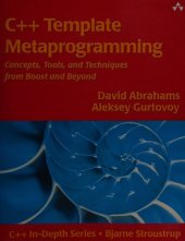 book C++ template metaprogramming : concepts, tools, and techniques from boost and beyond