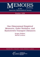 book One-dimensional empirical measures, order statistics, and Kantorovich transport distances