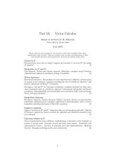 book Vector Calculus