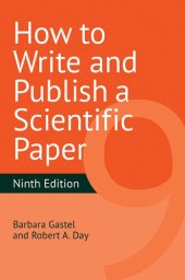 book How to Write and Publish a Scientific Paper