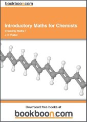 book Introductory Maths for Chemists: Chemistry Maths 1