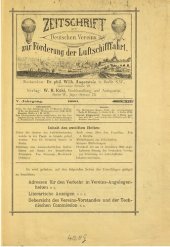 book Zeitschrift des Deutschen Vereins zur Förderung der Luftschifffahrt