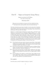 book Topics in Geometric Group Theory