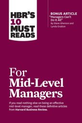 book HBR's 10 Must Reads for Mid-Level Managers