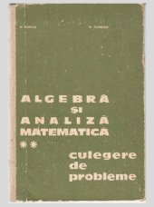 book Algebră şi analiză matematică: culegere de probleme