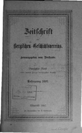 book Zeitschrift des Bergischen Geschichtsvereins