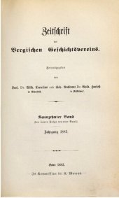 book Zeitschrift des Bergischen Geschichtsvereins