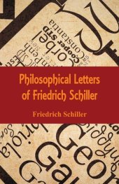 book Philosophical Letters of Friedrich Schiller