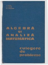 book Algebră şi analiză matematică: culegere de probleme