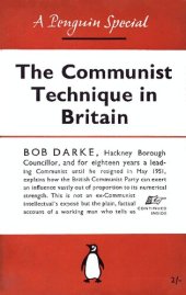 book The Communist Technique in Britain