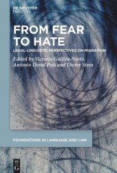 book From Fear to Hate: Legal-Linguistic Perspectives on Migration