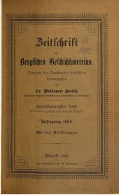 book Zeitschrift des Bergischen Geschichtsvereins