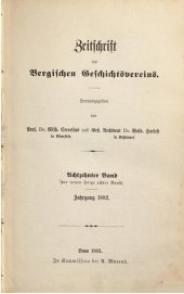 book Zeitschrift des Bergischen Geschichtsvereins