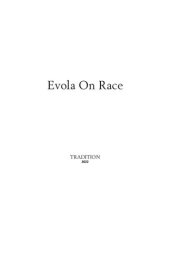 book Evola on Race