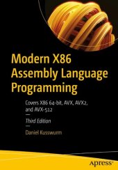 book Modern X86 Assembly Language Programming: Covers X86 64-bit, AVX, AVX2, and AVX-512, 3rd Edition