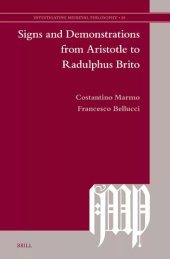 book Signs and Demonstrations from Aristotle to Radulphus Brito