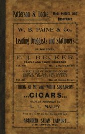 book 1902 Directory of the City of Aberdeen [Washington]: an alphabetically arranged list of business firms and citizens