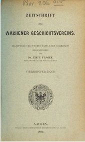 book Zeitschrift des Aachener Geschichtsvereins