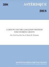 book L-groups and the Langlands program for covering groups