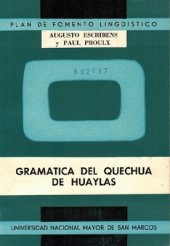 book Gramática del Quechua de Huaylas