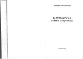 book Matematyka zadania i odpowiedzi