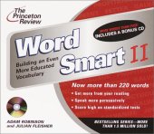 book The Princeton Review Word Smart II: Building an Even More Educated Vocabulary CD