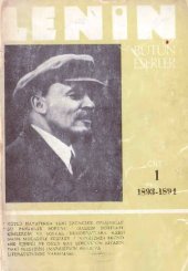 book Bütün Eserler: Cilt 1 (1893-1894)