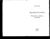 book Approche de la criticité: Philosophie, capitalisme, technologie