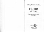 book Fluir (Flow) - Una Psicología de la Felicidad