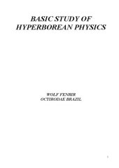 book Basic Study of Hyperborean Physics