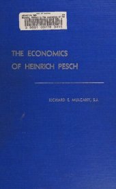 book The economics of Heinrich Pesch