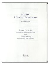 book Music: A Social Experience