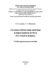 book Грамматические нормы в школьном курсе русского языка