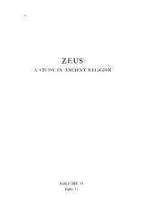 book Zeus - A Study in Ancient Religion - Vol II Part II