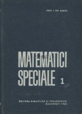 book Matematici speciale