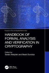 book Handbook of Formal Analysis and Verification in Cryptography