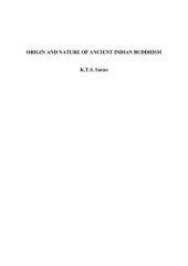 book The Origin and Nature of Ancient Indian Buddhism