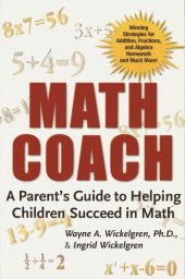 book MATH COACH: A Parent's Guide to Helping Children Succeed in Math