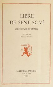 book Libre de Sent Soví (receptari de cuina)