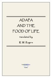 book Adapa and the Food of Life