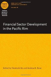 book Financial Sector Development in the Pacific Rim (National Bureau of Economic Research-East Asia Seminar on Economics, Vol 18)