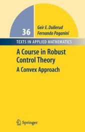 book A Course in Robust Control Theory