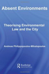 book Absent Environments: Theorising Environmental Law and the City