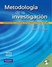 book "Metodología de la investigación administración, economía, humanidades y ciencias sociales"