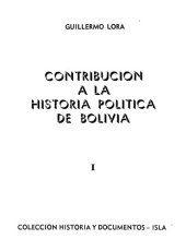 book Contribución a la historia política de Bolivia