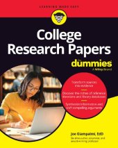 book College Research Papers For Dummies